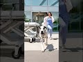 ركض حاملا السماعة الطبية وغير كل شيء