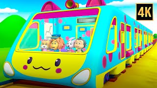 train song vehicles kids kindergarten rhymes