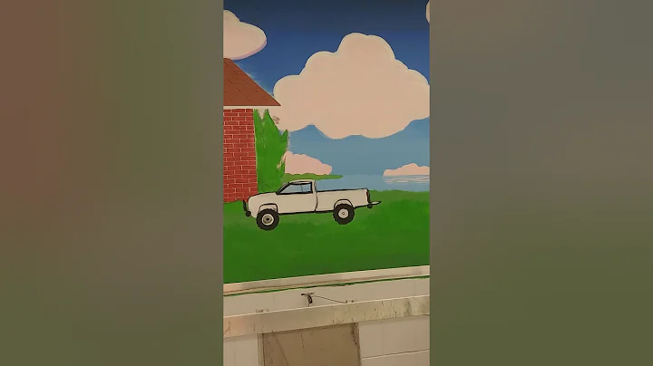 200 ft mural in progress
