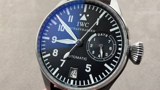 IWC Big Pilot's Watch 5002-01 Watch Review