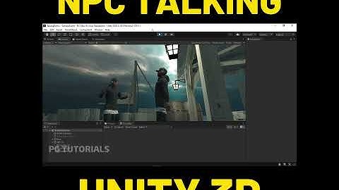 Unity 3D - NPC Talking in Simple Script | PG Tutorials