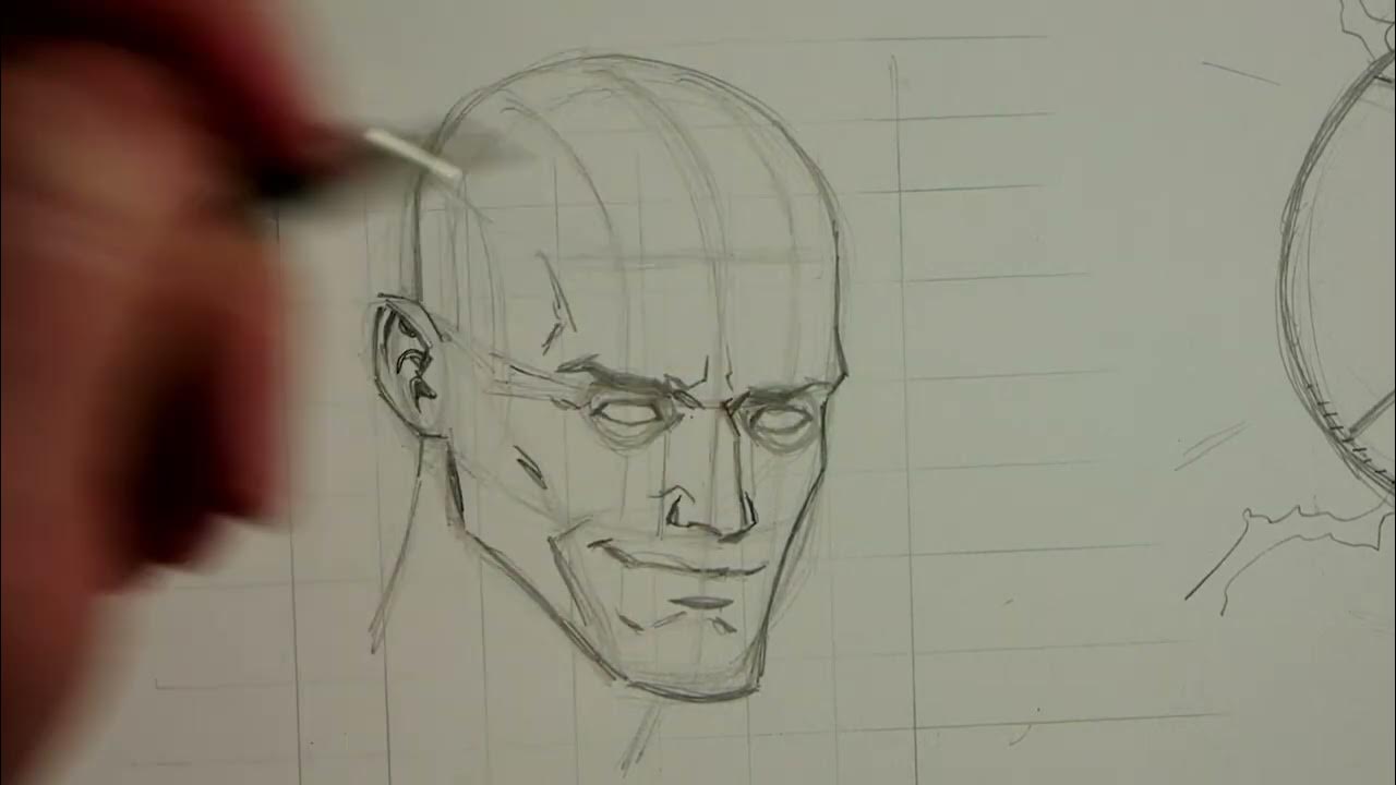 How to Draw a Head Aligning the Features of the Face YouTube