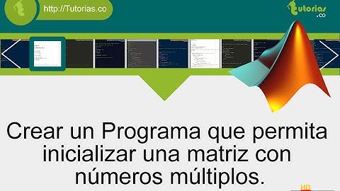 arrays – matLab (inicializar matriz con números multiplos)