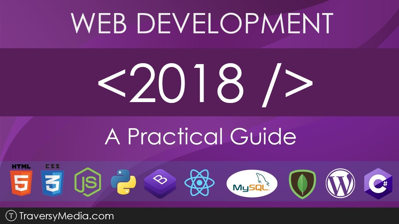 Web Development in 2018 - A Practical Guide - YouTube