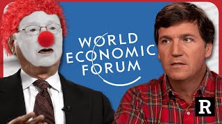 Watch Tucker Carlson DESTROY Klaus Schwab as an "elderly idiot" | Redacted with Clayton Morris