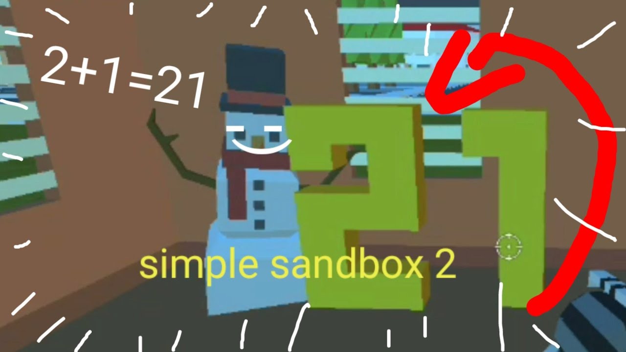 snowman house 21(simple sandbox 2) - YouTube