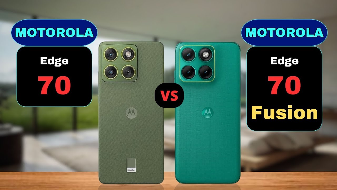 Motorola Edge 70 vs Motorola Edge 70 Fusion