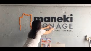 How to Make Signage - 3D acrylic letters