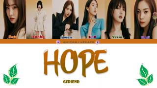 GFRIEND (여자친구) 'Hope' (Color Coded Lyrics Indo_Rom_Han) Lirik Terjemahan Indonesia