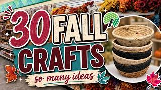 🍁 30 Fall Dollar Tree DIYs You’ll Want to Make This Season