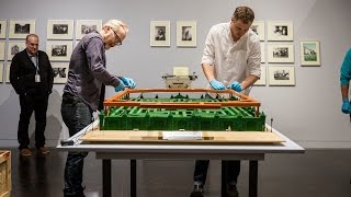 Adam Savage's Overlook Maze Model at the Stanley Kubrick Exhibition!