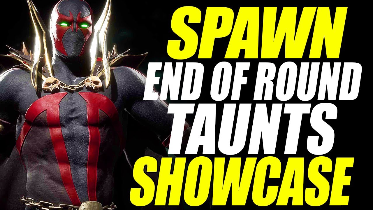 Mortal Kombat 11 All Unlockable and Hidden SPAWN End of Round Taunts
