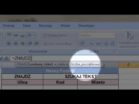 Wideo: Jak Znaleźć Tekst W Excelu