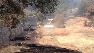 Grass Fire Erupts In Bear Valley [Courtesy: Mariposa Gazette]