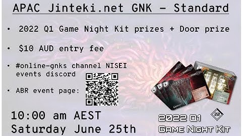 APAC GNK Tournament || Android: Netrunner