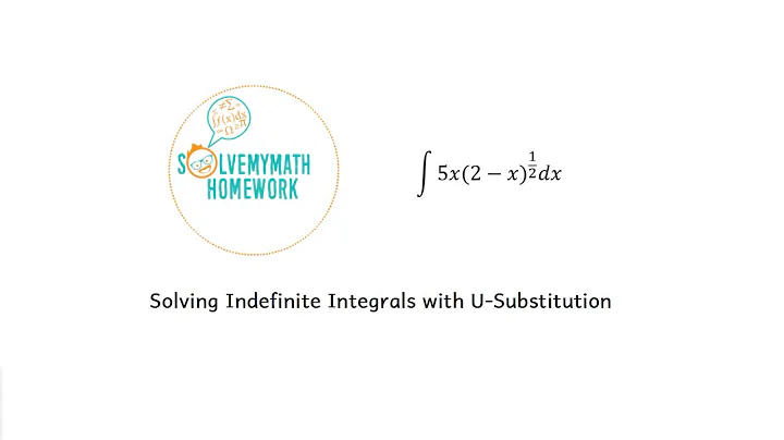 Integration Using U-Substitution Example 4