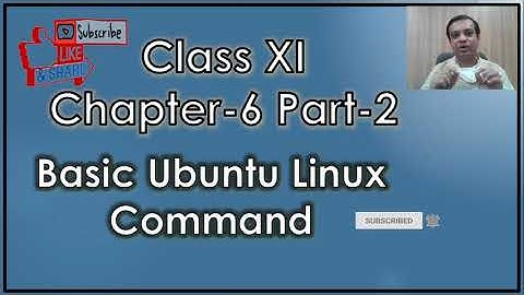 Std 11 || Computer || L-6 || Basic Ubuntu Linux commands || Date, Man, Echo, Clear, bc etc.