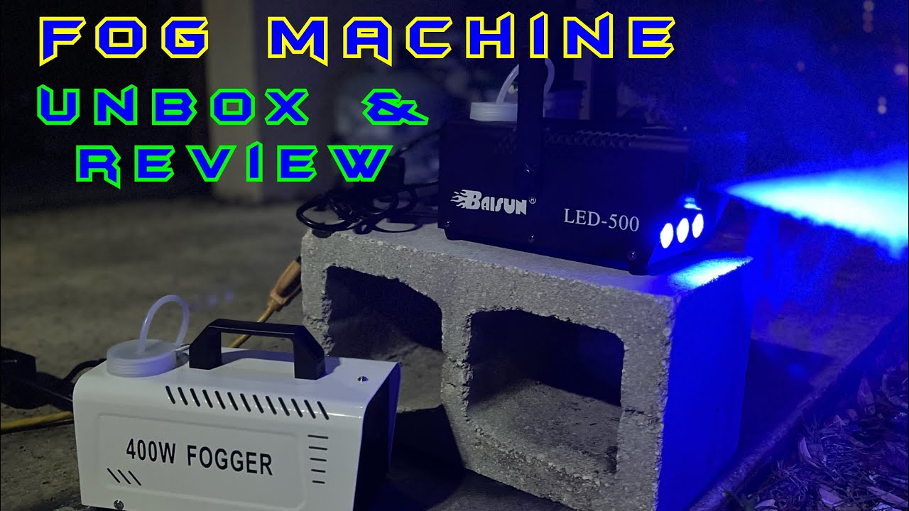 Fog Machine Review YouTube