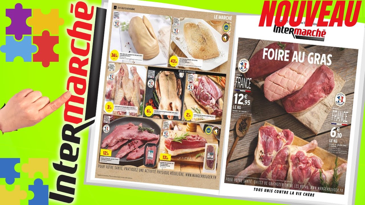 catalogue INTERMARCHÉ du 5 au 10 novembre 2024 🌞⛔ FOIRE AU GRAS