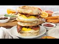 Give The McDonald’s McMuffin A Gourmet Spin With Our Breakfast Sandwich Recipe