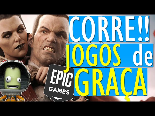 CORRAM! NOVOS JOGOS de GRAÇA por 24 HORAS PARA RESGATE na EPIC GAMES STORE  e JOGO GRÁTIS de AMANHÃ!! 