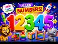 🚀 Learn Numbers 1-20 in Just Minutes | Colorful Numbers Learning Animation | Super Gamers Kids