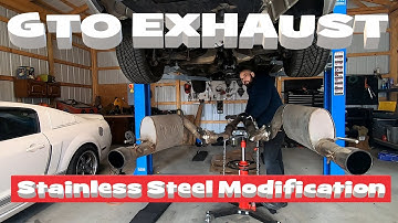 Stainless Steel Exhaust Modification GTO