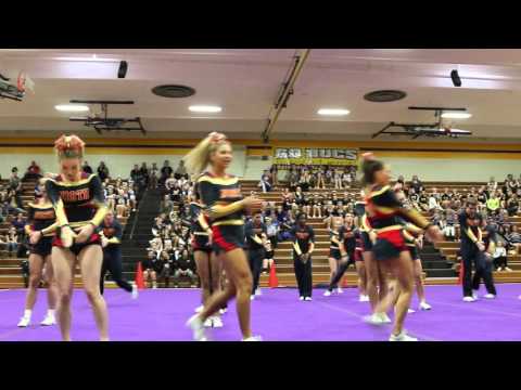 Belvidere North High School Coed Varsity Cheer Routine 1 9 16