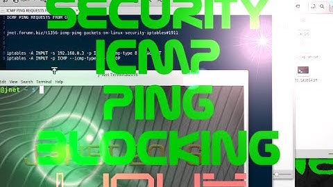Linux ICMP Ping Blocking & Allowing From 1 IP