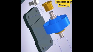 3D Animation-Belt Roller Support-Disassembly on Autodesk Inventor #shorts #short #viral #trending#3d
