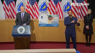 VIDEO NOW: Massachusetts Gov. Baker addresses COVID-19 cases and executive order on face masks