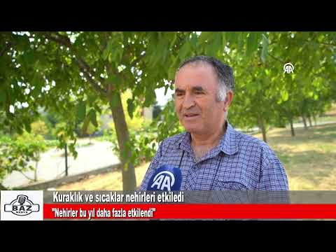 Kuraklık ve sıcaklar Edirne'deki nehirleri etkiledi