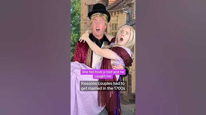 One bad fall away from matrimony #1700s #comedy #fyp #shorts #married #engaged #marriage #matrimony
