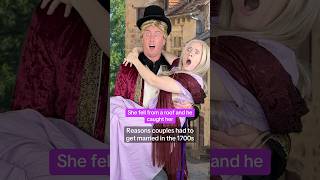 One bad fall away from matrimony #1700s #comedy #fyp #shorts #married #engaged #marriage #matrimony