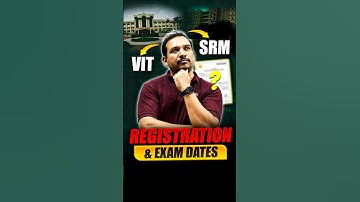 SRM & VIT | Important Updates You Must Know #viteee #srmjeee #kiransir #exam #shorts #telugu