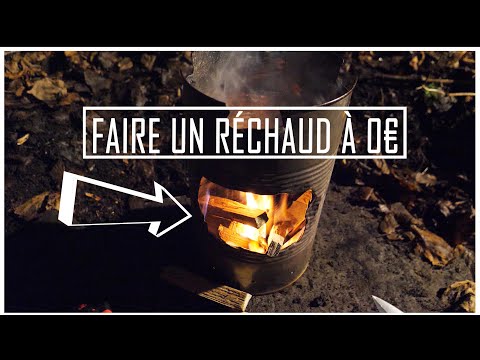 COMMENT FABRIQUER UN RÉCHAUD MAISON | Facile & gratuit !