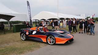 1of1 McLaren Elva - Gulf Livery - Revving Driveby #shorts