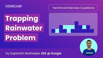 Trapping Rainwater Problem | Technical Interview Questions | Ep 5 | CodeChef