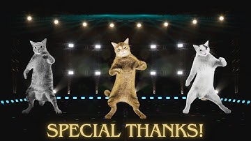 【猫と一緒に】2023年感謝を込めて😽ライブ風猫ダンス【UE5】【CG】【DMX】