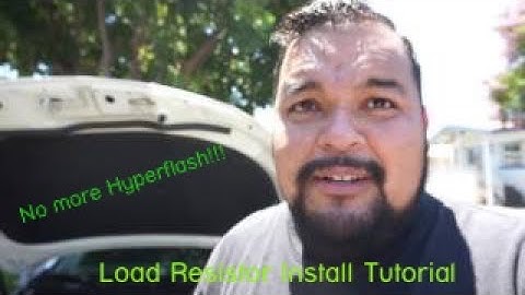 Part 2 of the weekend vlog..removing hyperflash by installing load Resistors on my KIA optima