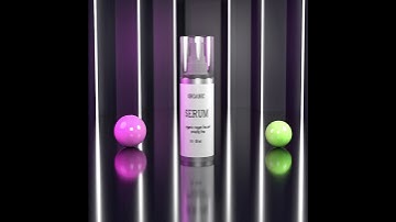 Cosmetic Serum Bottle Animation | 3D Product Animation | Made In Blender