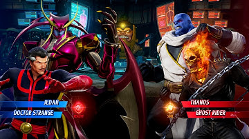 JEDAH, DOCTOR STRANGE VS THANOS, GHOST RIDER - Marvel vs. Capcom: Infinite All Characters Unlock