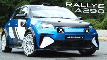 Alpine A290 Rallye Unleashed The First Electric Rally Car is Here