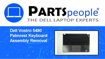 Dell Vostro 5480 (P41G002) Palmrest Keyboard Assembly How-To Video Tutorial