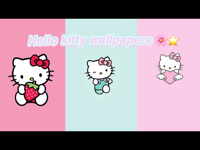 Hello kitty design MacBook Air Wallpaper Download | AllMacWallpaper