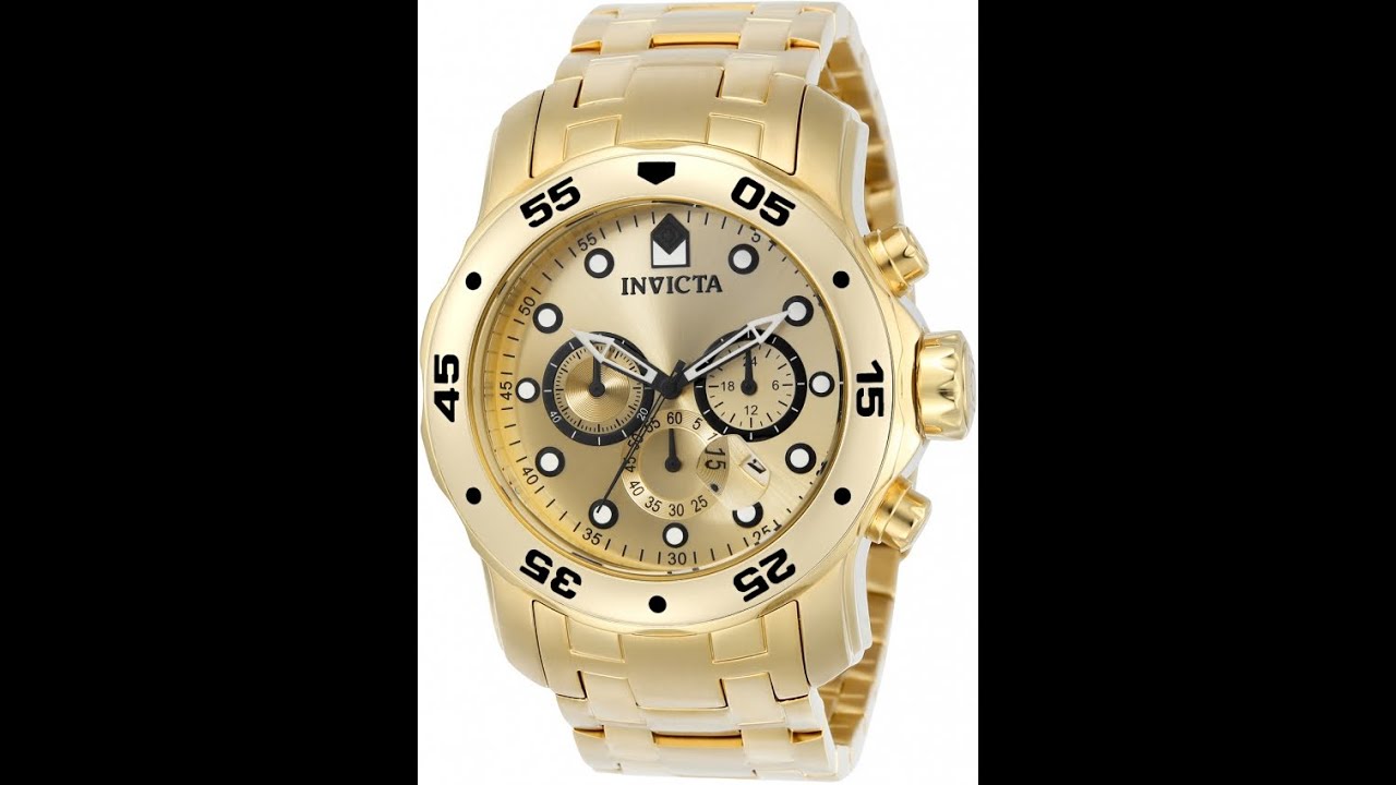 INVICTA Reloj Invicta Hombre Pro Diver 74 Acero Inoxidable Dorado