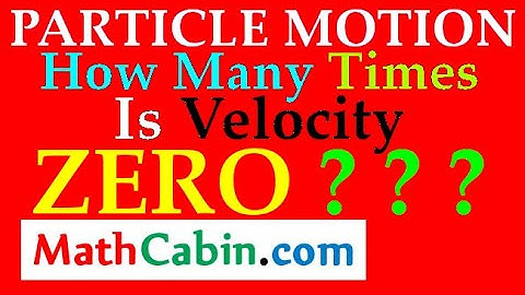 Particle Motion Calculus problem #2 ! ! ! ! !