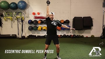 Eccentric Dumbbell Push Press