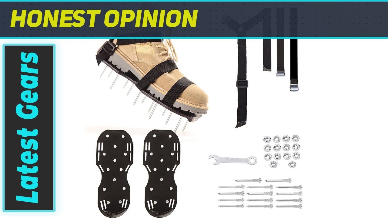 C CRYSTAL LEMON Lawn Aerator Shoes – Best Lawn Aeration Tool for a Healthier Yard