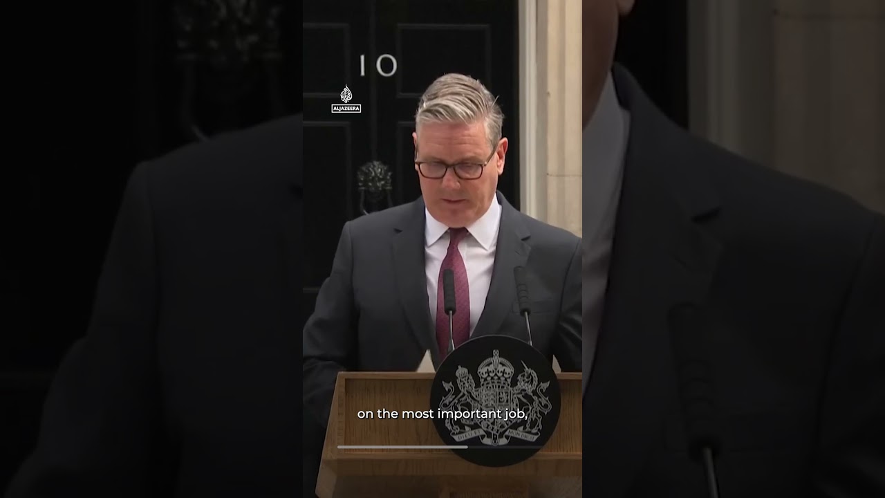 UK Prime Minister Keir Starmer announces resignation plan | AJ #shorts